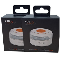 2 balizas V16 SOS FLASH